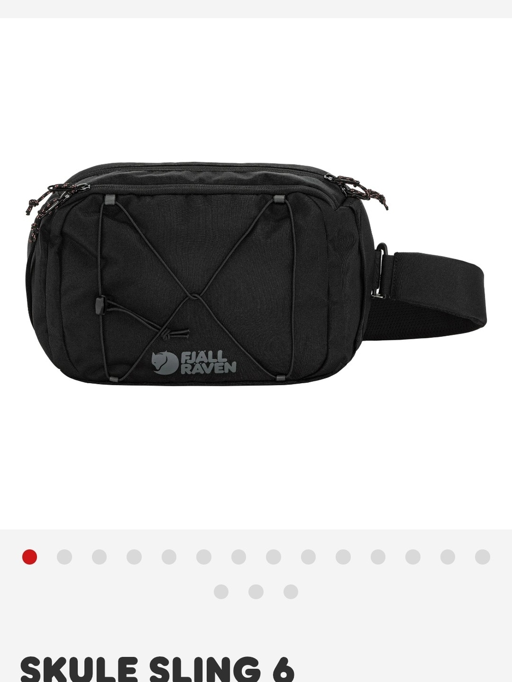 Like New! Skule Sling 6 — Black Sling Bag